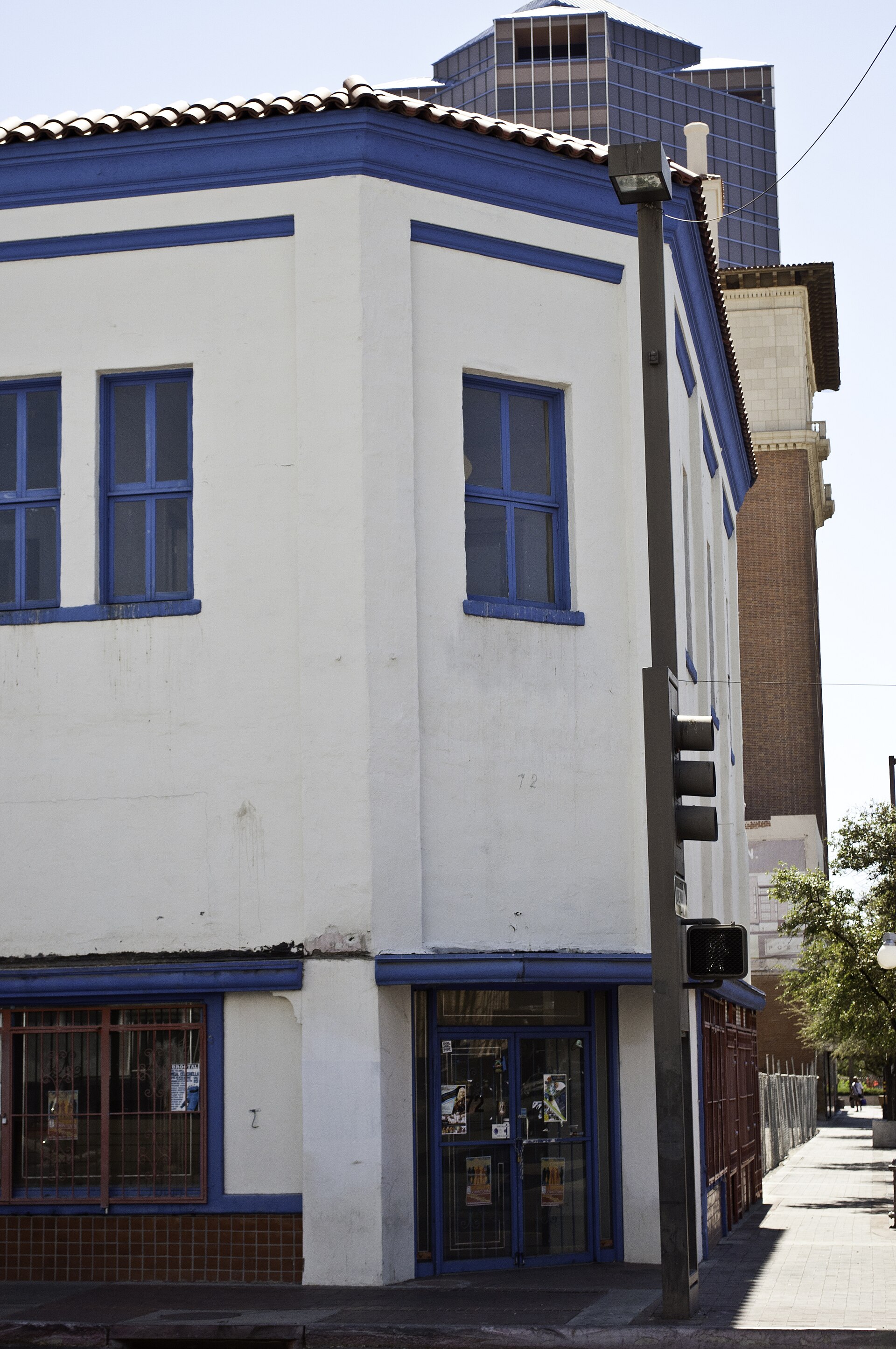 Downtown Tucson, Arizona historic building, part of the Old Pueblo's compact urban core