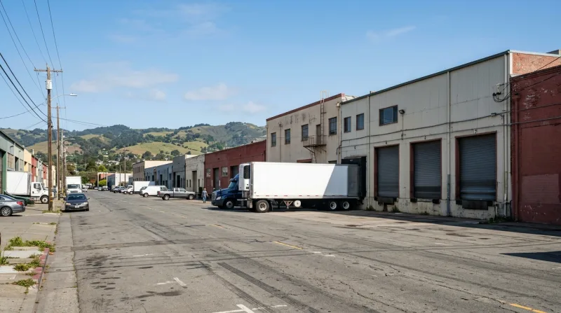 West Berkeley and the Gilman District, Berkeley freezer trailer service area