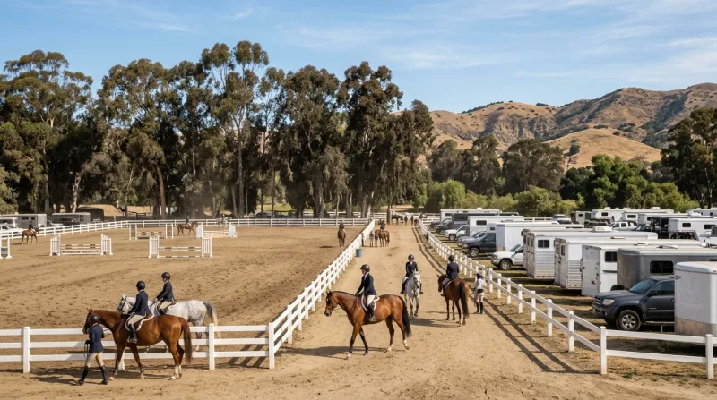 Rancho Equestrian District, Burbank freezer trailer service area