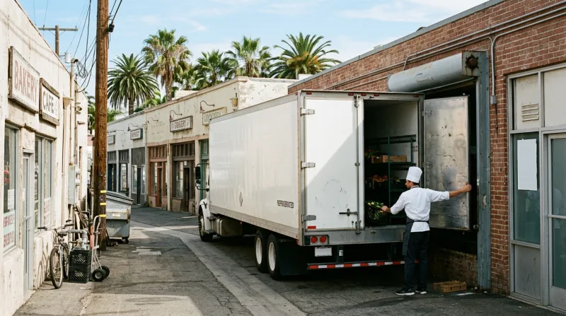 Carlsbad Village and the Barrio, Carlsbad freezer trailer service area
