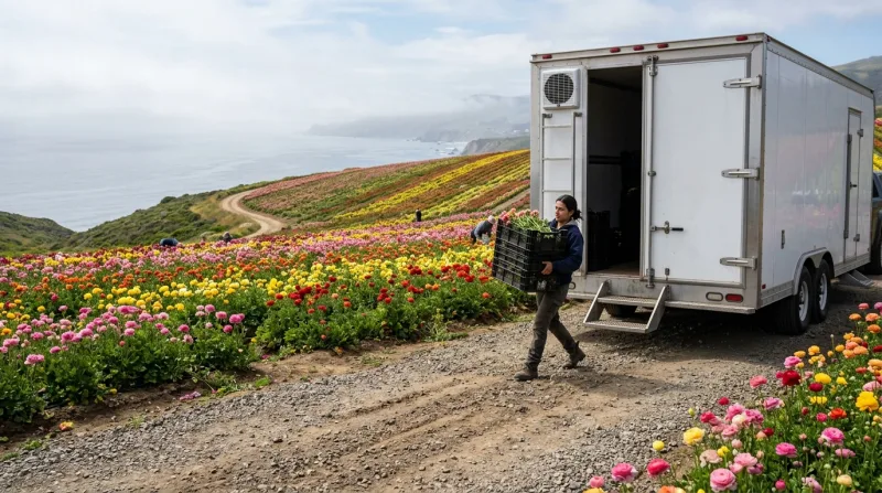 Carlsbad Ranch and Armada Drive, Carlsbad freezer trailer service area