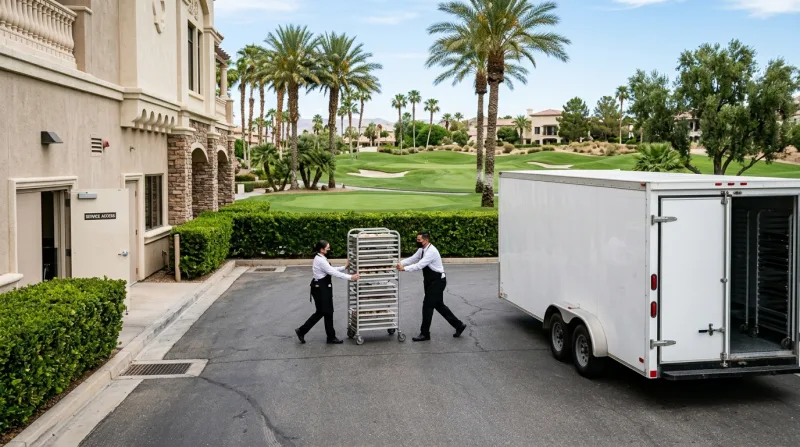 La Costa and the Omni resort area, Carlsbad freezer trailer service area