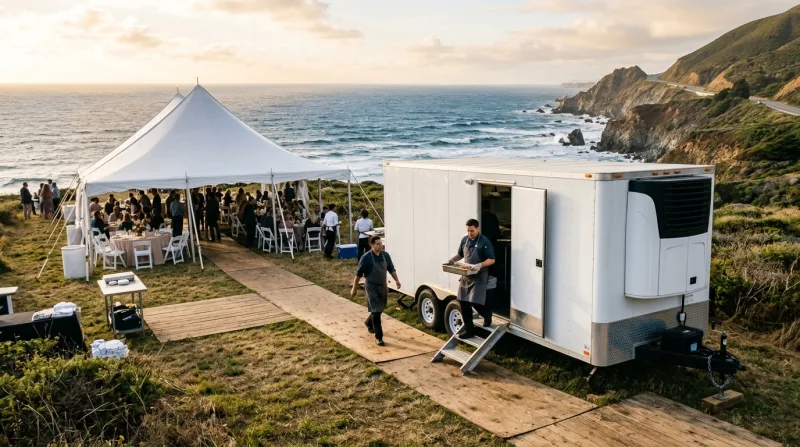 Aviara, Terramar, and the beach corridor, Carlsbad freezer trailer service area