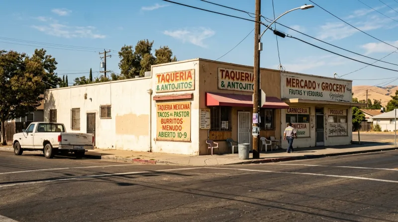 Chapmantown and Barber, Chico freezer trailer service area