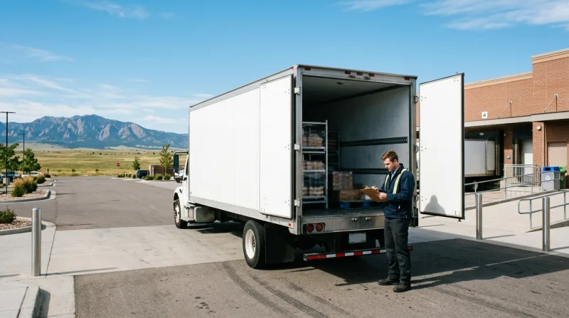 The Powers corridor and east side, Colorado Springs freezer trailer service area