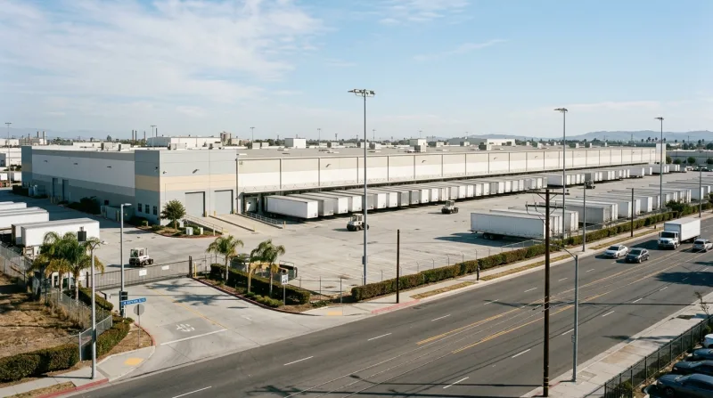 West Artesia Boulevard and the Gateway district, Compton freezer trailer service area