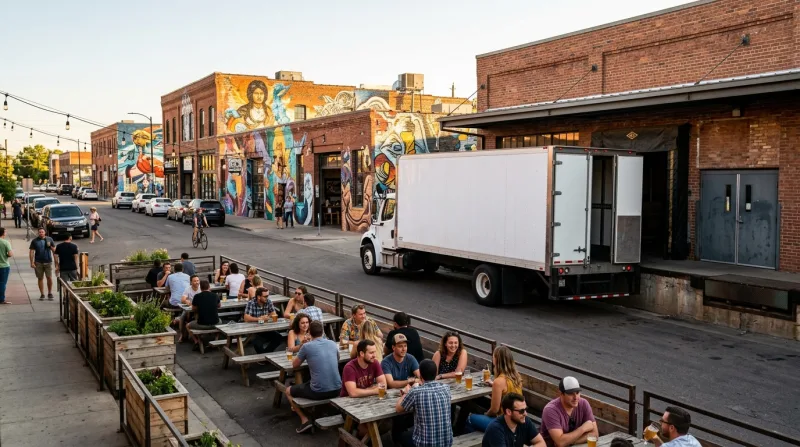 River North and Five Points, Denver freezer trailer service area