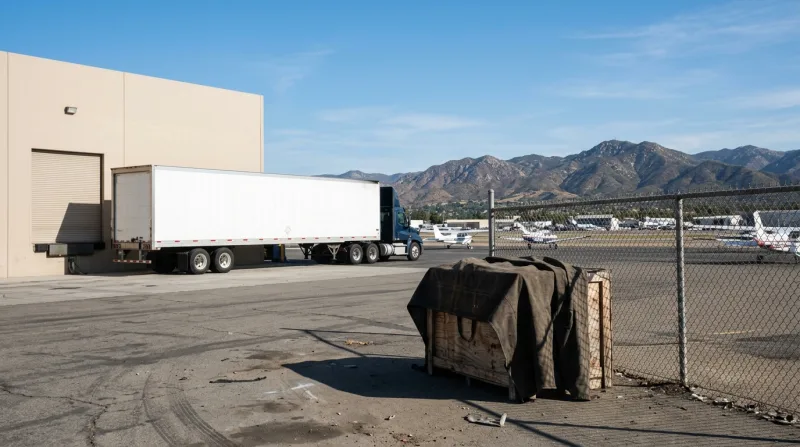 Gillespie Field and the Cuyamaca corridor, El Cajon freezer trailer service area