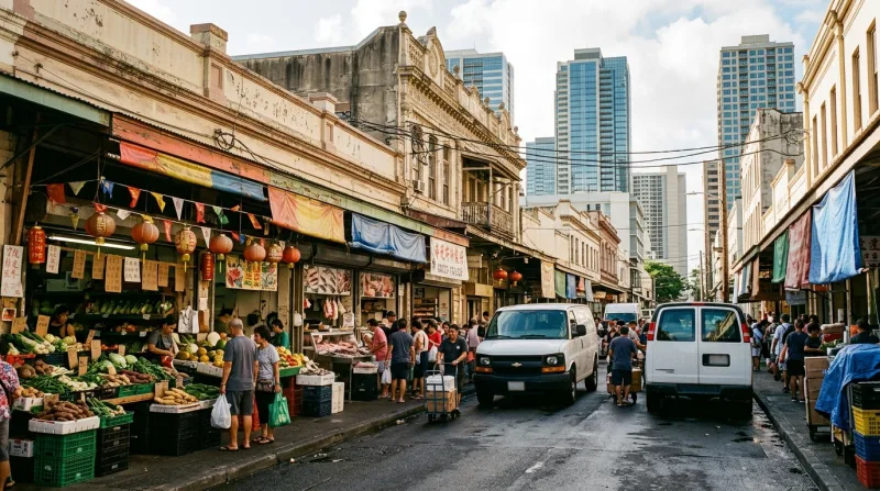 Downtown, Chinatown and Iwilei, Honolulu freezer trailer service area