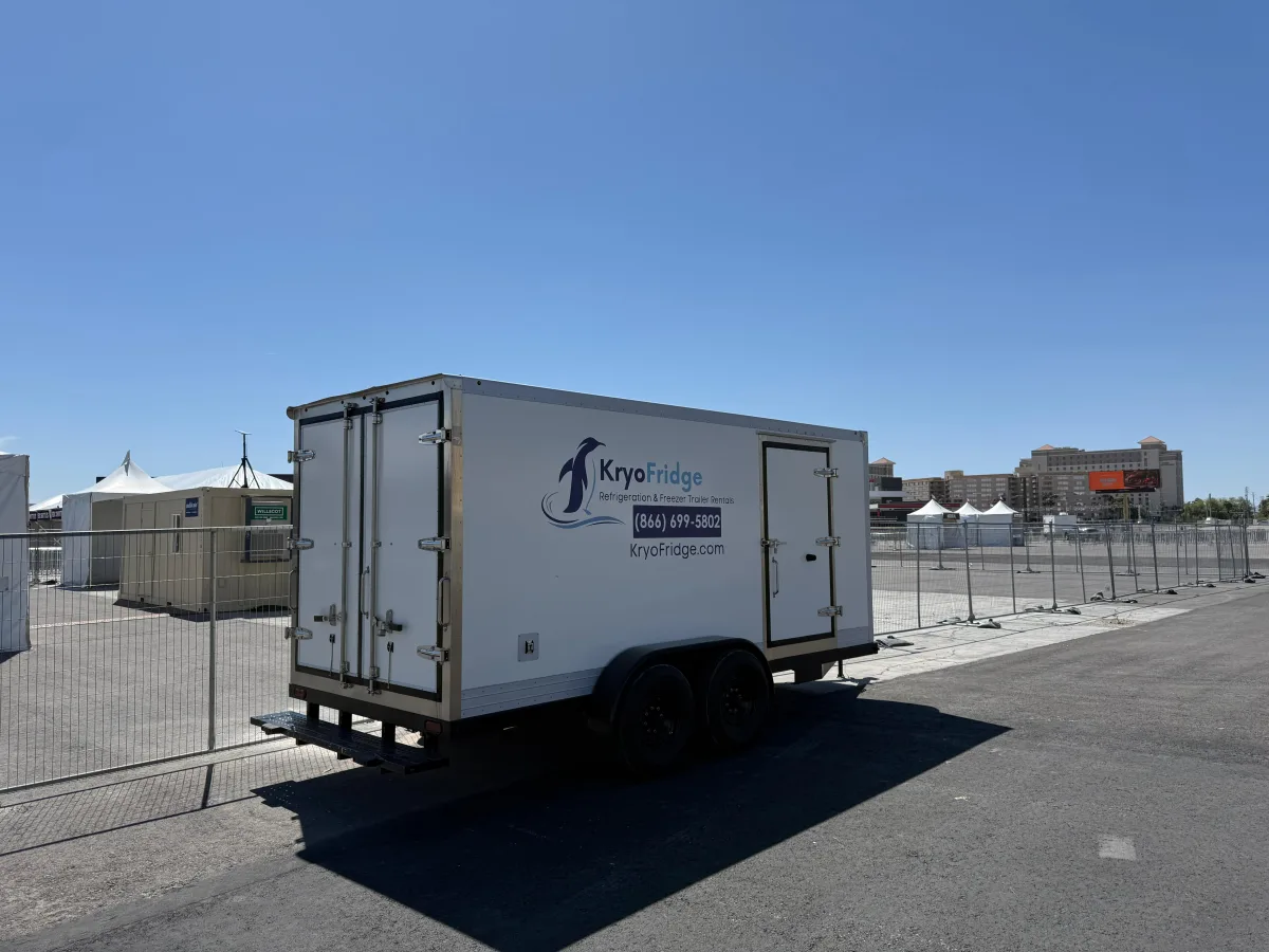 The 16' Utility portable refrigeration unit KryoFridge sends to most Honolulu jobs