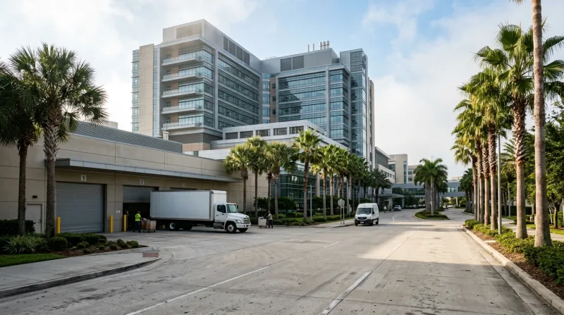 The City District, Orange freezer trailer service area