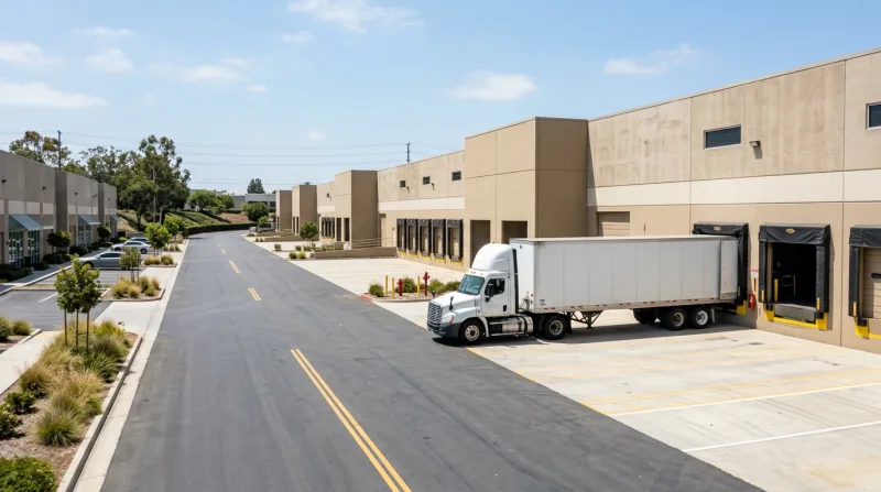West Orange and the Katella corridor, Orange freezer trailer service area