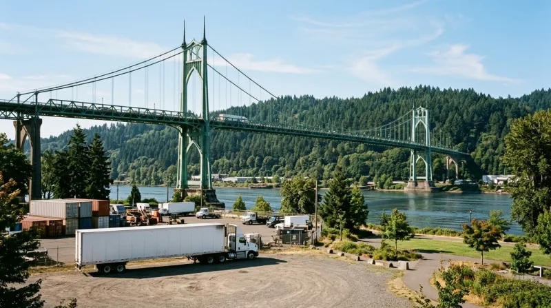 St. Johns, Kenton and North Portland, Portland freezer trailer service area