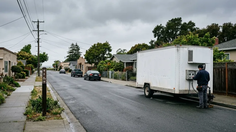 Richmond Annex and Eastshore, Richmond freezer trailer service area