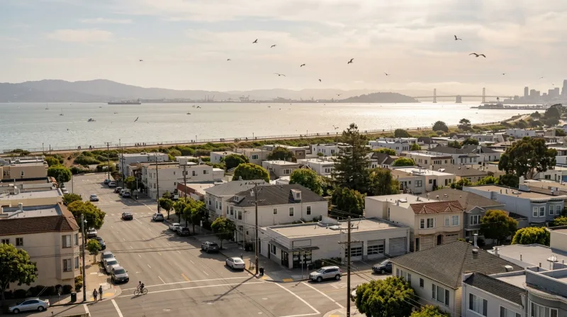Shoreview and the Bayfront, San Mateo freezer trailer service area
