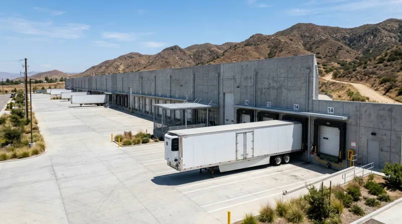 Cochran Street and Easy Street industrial district, Simi Valley freezer trailer service area