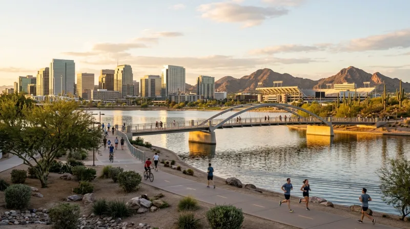 Rio Salado and Tempe Town Lake, Tempe freezer trailer service area