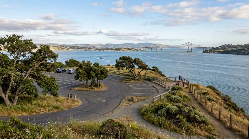 Glen Cove and the southeast waterfront, Vallejo freezer trailer service area