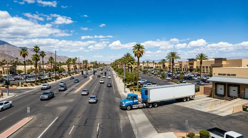 Bear Valley Road Corridor, Victorville freezer trailer service area