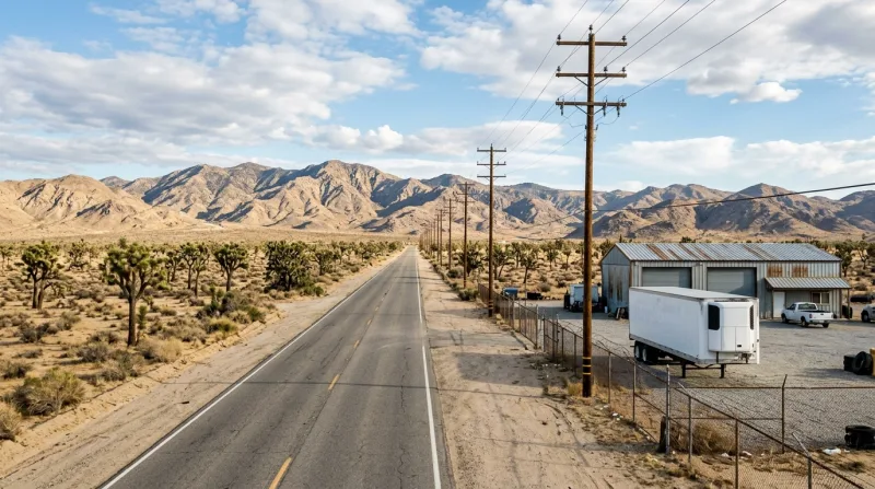 Mesa Linda and the Highway 395 Corridor, Victorville freezer trailer service area