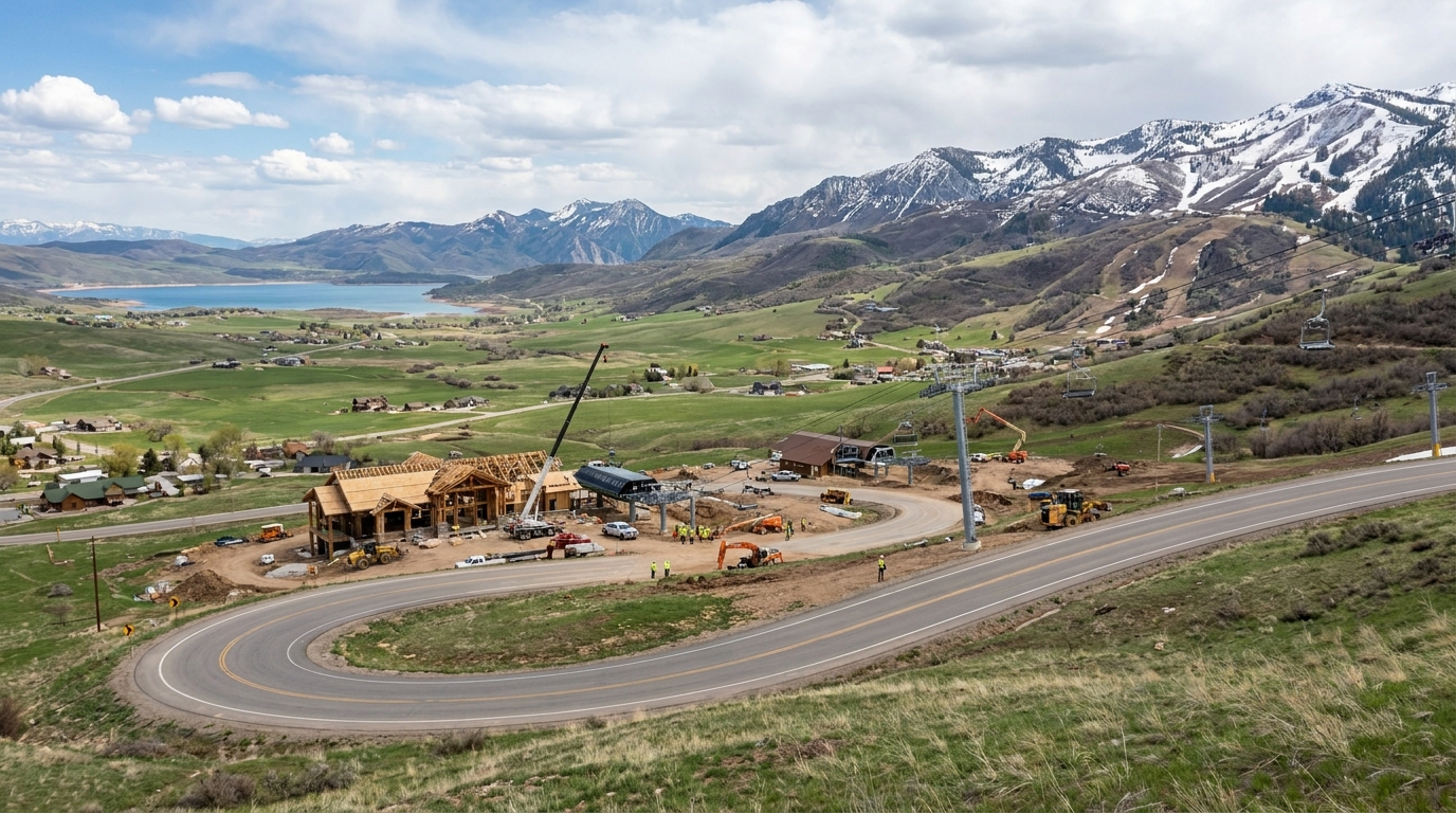 Powder Mountain corridor, Eden freezer trailer service area