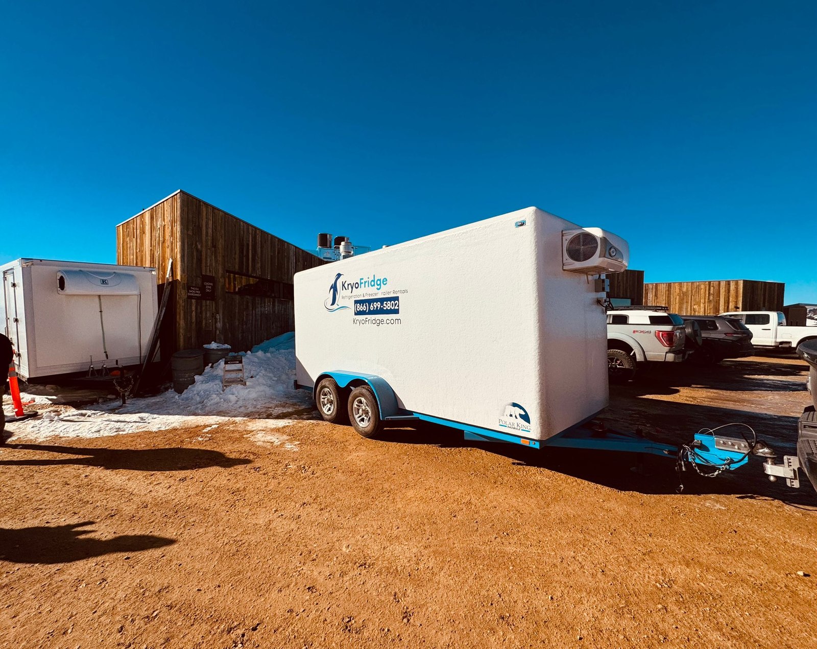 Peak heat in Rio Rancho, the load a portable refrigeration unit has to hold against