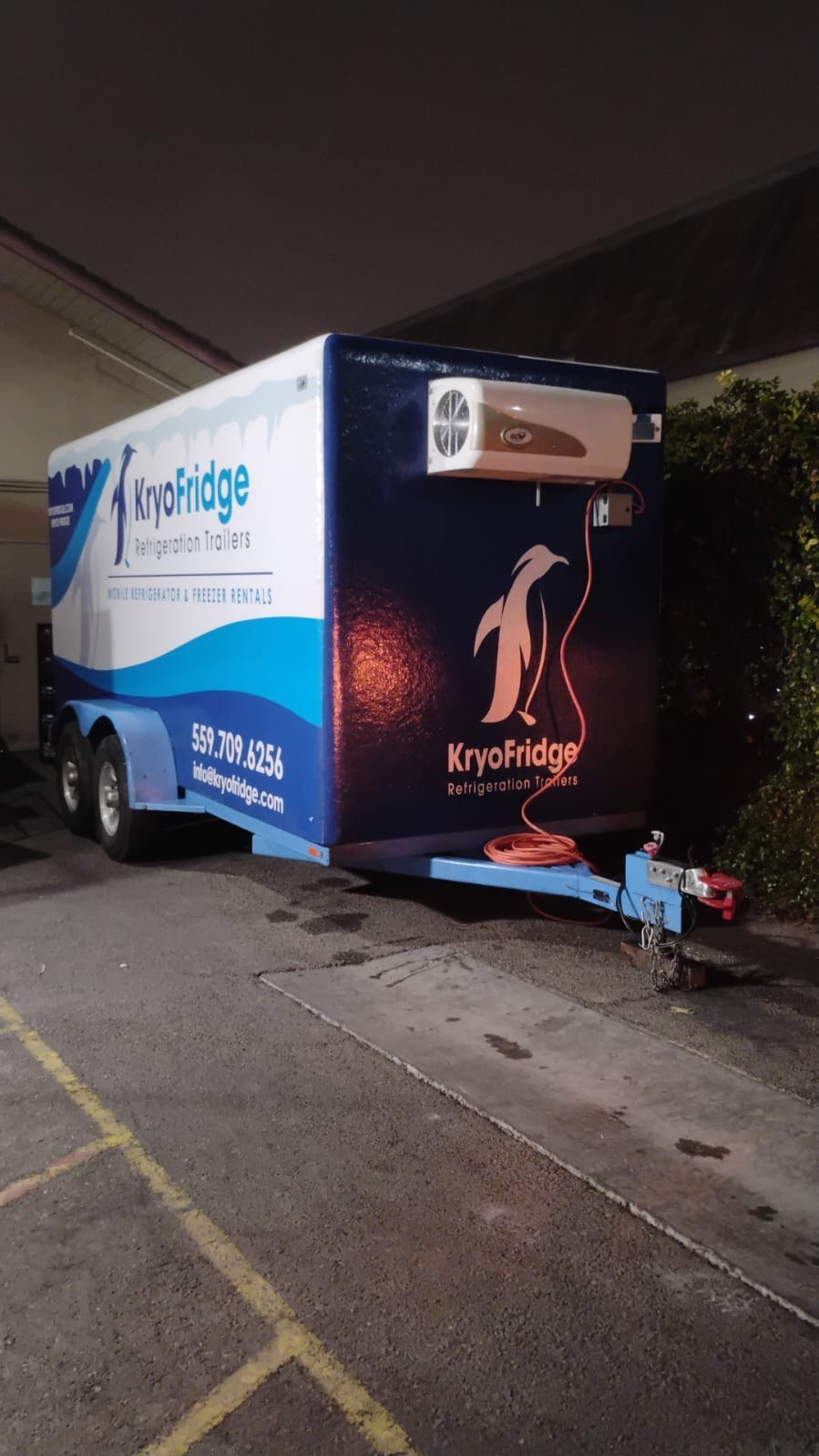 Waco under high heat, when a failing cooler becomes a freezer trailer call