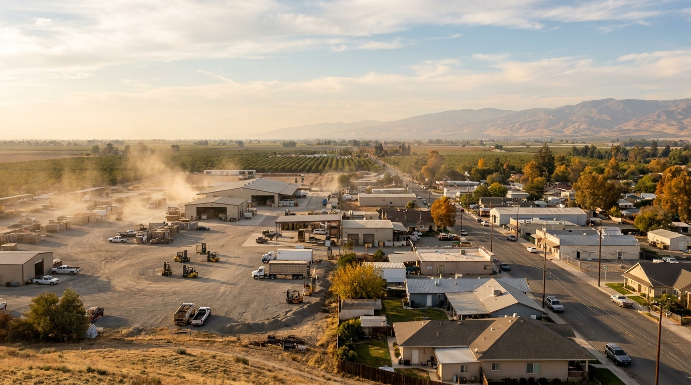 Terra Bella, Porterville freezer trailer service area