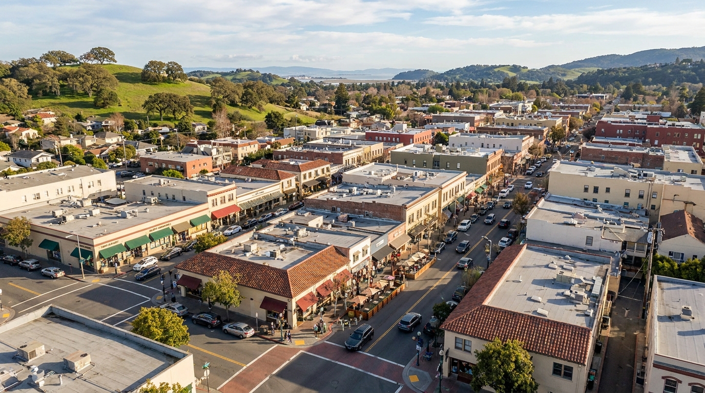 Downtown and the West End, San Rafael freezer trailer service area
