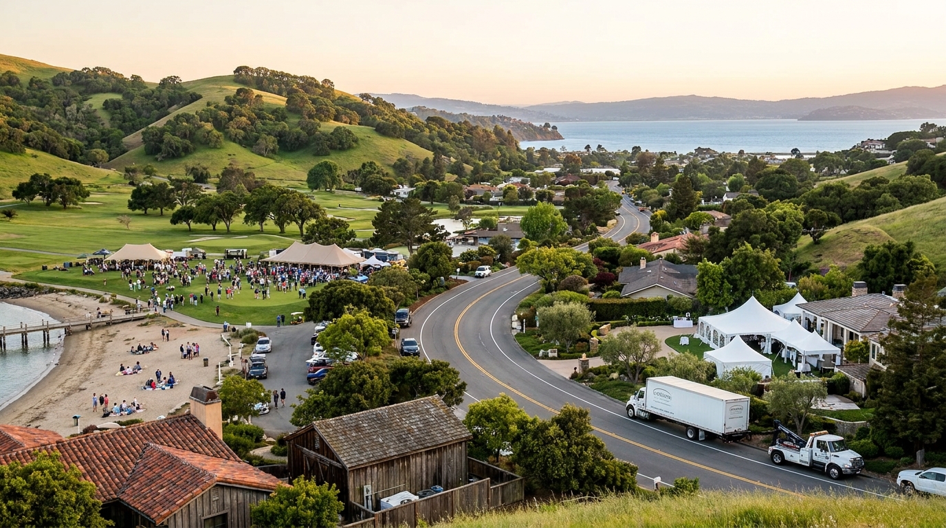 Point San Pedro and Peacock Gap, San Rafael freezer trailer service area